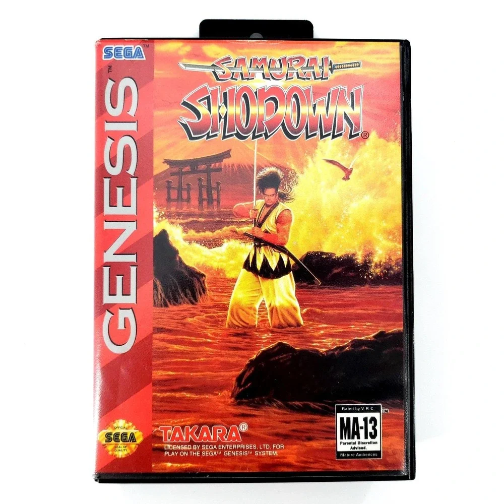 Samurai Shodown (Sega Genesis, 1994) Authentic Complete Tested & Works